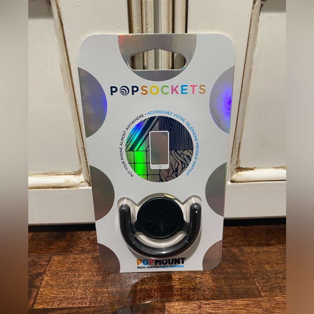 PopSockets PopMount: Multi-Surface Mount - PopSockets PopGrip - Black NEW !!!